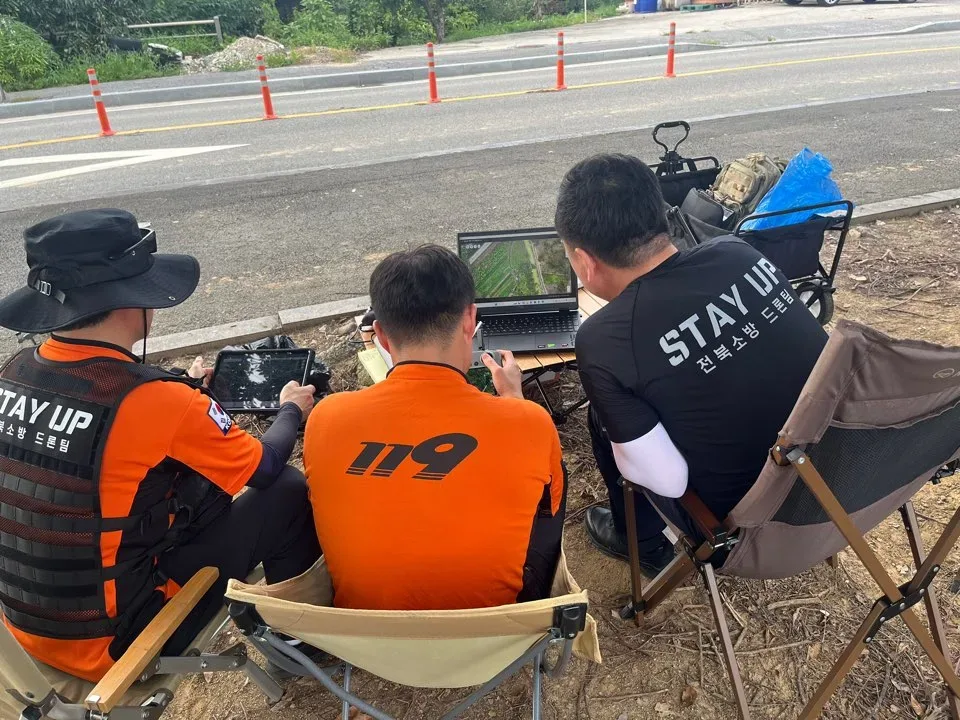 드론수색 및 맵핑확인